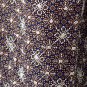 Dark Blue Ethnic Boho Beaded Wide-legged Drawstring Long Pants