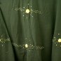 DARK GREEN GYPSY FOHO YELLOW FLORAL SMOCKED MAXI HALTER DRESS