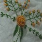 White Resort Beach Halter V-Neck Yellow Floral Cotton Tiered Dress