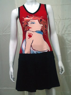 *Wild Heren* VINTAGE STYLE RETRO DROP WAIST MOD DRESS