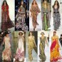 Celebrity Style Ruffles V-neck Colour Block Halter Low Back Maxi Dress