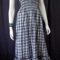 In Style Black Smocked Checks Prints Halter/Tube Maxi Dress