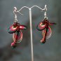 Colourful Handmade Hoop Gypsy Boho Hippie Earrings