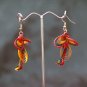 Colourful 'Dragonfly' Handmade Hoop Gypsy Boho Hippie Earrings