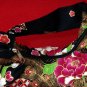 GREEN SMALL BOHO SAKURA FLORAL SHOULDER HANDBAG PURSE