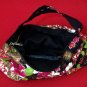 WHITE SMALL BOHO SAKURA FLORAL SHOULDER HANDBAG PURSE