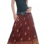 BLACK GYPSY BOHO FLORAL SEQUINS LONG SKIRT/TUBE DRESS