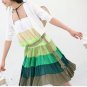 ROMANTIC PURPLE GYPSY RESORT CRINKLED LONG SKIRT/TUBE DRESS