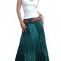 GREEN GYPSY RESORT CRINKLED LONG SKIRT/TUBE DRESS