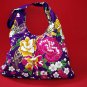 Royal Purple BOHO KIMONO FLORAL STRAP SHOULDER HANDBAG