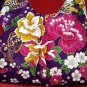 Royal Purple BOHO KIMONO FLORAL STRAP SHOULDER HANDBAG