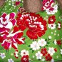 Green BOHO KIMONO FLORAL STRAP SHOULDER HANDBAG