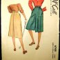 Vintage 40's McCall Sewing Pattern 6768 Womens Culottes Waist Size 28 Hip Size 37 CUT