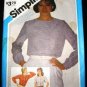 Vintage 1980's Simplicity Sewing Pattern 6465 Womans Long or Short Sleeve Blouse Size 16 CUT