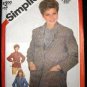 Vintage 1980's Simplicity Sewing Pattern 5664 Womans Jacket 3 Styles Size 16 CUT