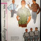 Vintage 1960's Simplicity Sewing Pattern 5029 Mens Dress Shirt Neck 15 1/2 CUT