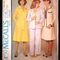 Vintage 1970's McCalls Carefree Sewing Pattern 4409 Jacket Pants Skirt Size 16 UNCUT