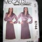 Vintage 1970's McCalls Sewing Pattern 6744 Wrap Skirt Size Small UNCUT