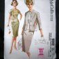 Vintage 1960's McCalls Sewing Pattern 6840 Suit Skirt Jacket Over Blouse Plus Size 18 UNCUT