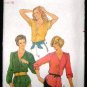 Vintage 1970's Butterick Sewing Pattern 6762 Blouse Size 16 UNCUT