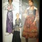 Vintage Boho 1970's Simplicity Sewing Pattern 9111 Wrap Skirt Blouse Vest Sash Plus Size 18 UNCUT