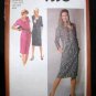 Vintage 1970's Simplicity Sewing Pattern 9330 Long or Short Sleeve Slim Dress Sizes 6 - 8 UNCUT