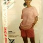 1990's McCalls Easy Sewing Pattern 4787 Stretch Knit Shorts T-Shirt Top Size B Medium - Large UNCUT