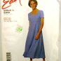 1990's McCalls Easy Sewing Pattern 9320 Pullover Short Sleeve Dress Size A, 8, 10, 12, 14 UNCUT