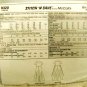 1990's McCalls Easy Sewing Pattern 9320 Pullover Short Sleeve Dress Size A, 8, 10, 12, 14 UNCUT