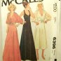 Vintage 1970's McCalls Sewing Pattern 6396 Long Short Slip Dress Cover Up Jacket Size 8 UNCUT