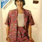 Vintage 1980's Butterick See & Sew Sewing Pattern 4184 Shirt Top Shorts Size A 6-14 UNCUT