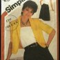 1980's Vintage Simplicity Sewing Pattern 5836 Dress and Jacket Size 10 - 12 - 14 CUT