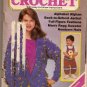 1988 Quick and Easy Crochet Pattern Booklet Afghan Sweater Hat Doily Tablecloth Vest Halter A1000
