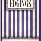1942 Clarks Crochet Edgings Edging Pattern Booklet #182 for Hankies Towels Linens and more A1002