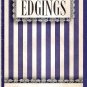 1942 Clarks Crochet Edgings Edging Pattern Booklet #182 for Hankies Towels Linens and more A1002