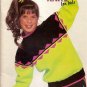 Patons Knitting Pattern Booklet 644 Neon Knits for Kids Sweater Sweaters for Boys or Girls A1010