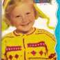 Patons Knitting Pattern Booklet 657 Kids I Girls or Boys Sweater Coat Pants Toddler Ages 1 - 4 A1012