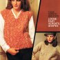 Unger Knitting Pattern Leaflet 247 Disco Yarn Sweater Sweaters 4 Styles A1018