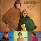 Bernat Book of Complete Knitting #221 Poncho Cape Hat Sweater Slippers Scarves A1033