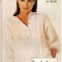 Simplicity Knitting with Style Pattern Booklet #0441 Mens or Womans Sweater and Vest A1036