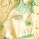 Sirdar Easy to Knit Collection Knitting Pattern Leaflet #3755 Infant Toddler Sweater Jumper A1055