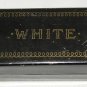 Vintage Greist Sewing Machine Attachments Hemmer Binder Attachment Black Metal Box 5 pieces #109