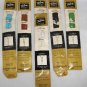 6 Vintage Zippers Zipper Talon Nylon Coil Neckline 22 inch Assorted Colors #118