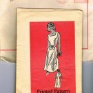 70's Mail Order Reader Sewing Pattern 4531 Sleeveless Tie Front Wrap Dress Size 16 UNCUT MO 109