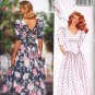 80's Butterick Sewing Pattern 4915 Fitted Bodice Flared Dress Size 6 8 10 12 UNCUT