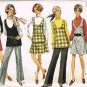 Vintage 1960's Simplicity Sewing Pattern 8347 Scoop Neck Jumper Tunic Skirt Pants Size 14 UNCUT