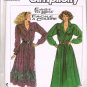 80's Simplicity Sewing Pattern 8221 Loose Fitting Flared Button Front Dress Size 10 - 16 UNCUT