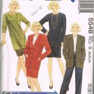 Jacket Skirt Dress Top Tunic Pants 90's McCalls Sewing Pattern 5548 Plus Size 20 22 24 UNCUT