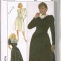 80's Vintage Simplicity Sewing Pattern 8907 Long Short Sleeve Dress 3 Styles Plus Size 18 UNCUT