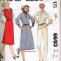 Vintage 1970's McCalls Sewing Pattern 6693 Pullover Jumper V-Neck Top Skirt Size 10 UNCUT